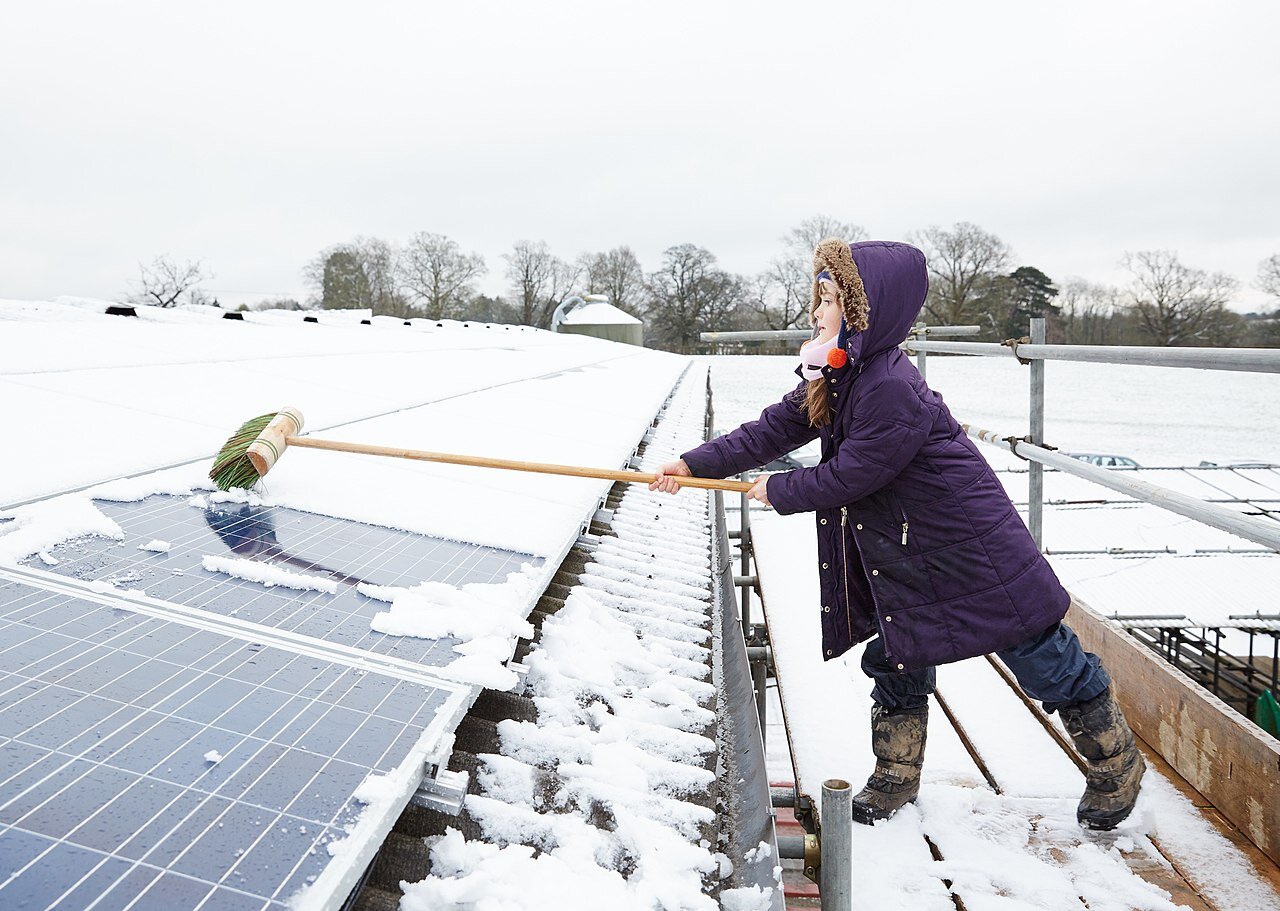 Young_girl_cleaning_photovoltaic_solar_panels_from_snow,_Grange_Farm,_UK.jpg